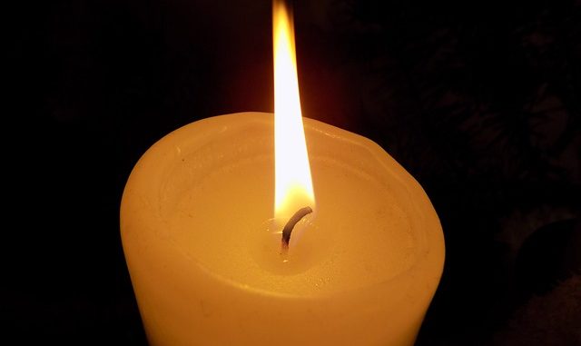 Flame Christmas Time Advent Candle Wax