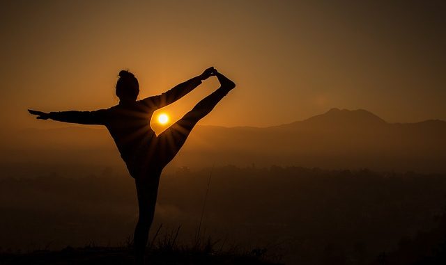 Healthy Yoga Travel Exercise Meditation Sunrise