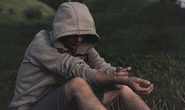 Dependent Tramp Addict Drug Homeless Man